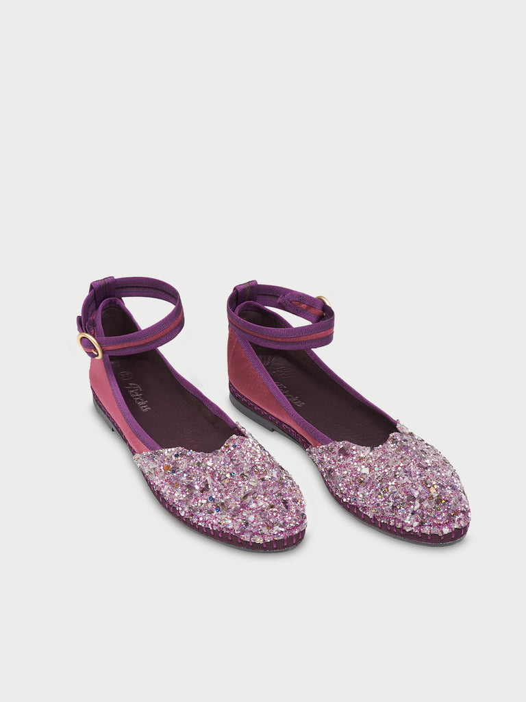 Courts Mule Cristal Garnet