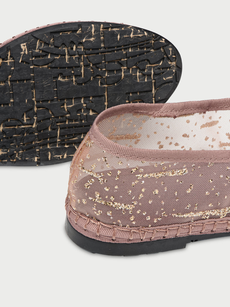 Celie Glitter Mesh Gold