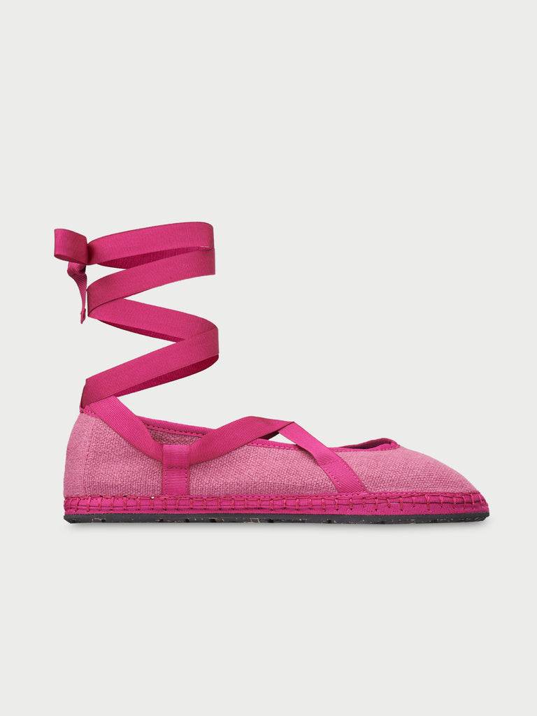 Eichiro Linen Ribbon Plum