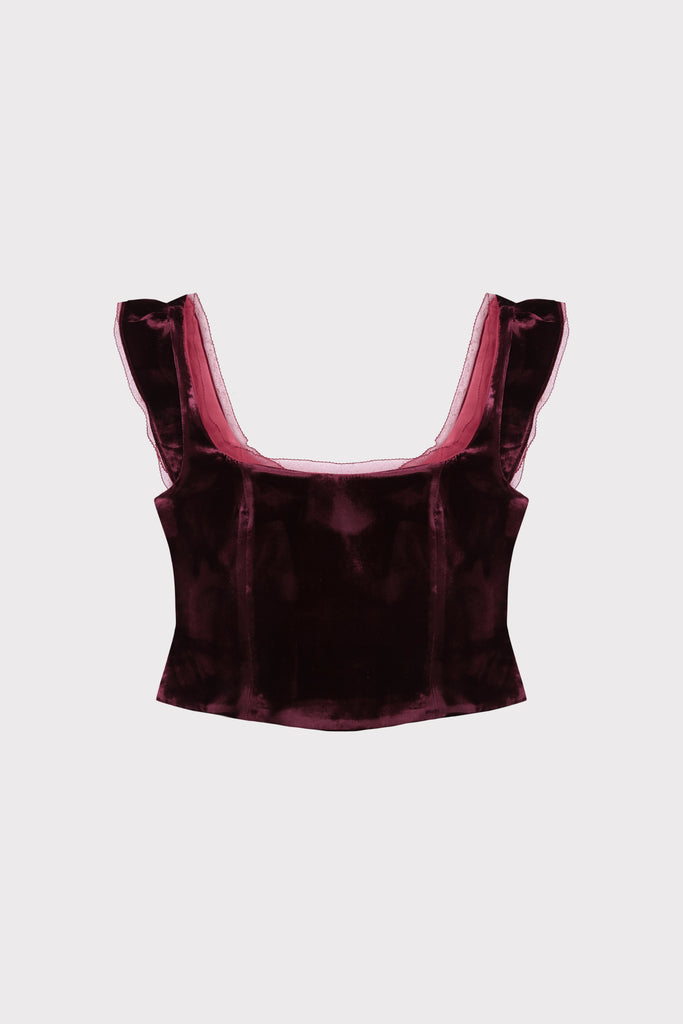 Enchant Bind Wine Corset