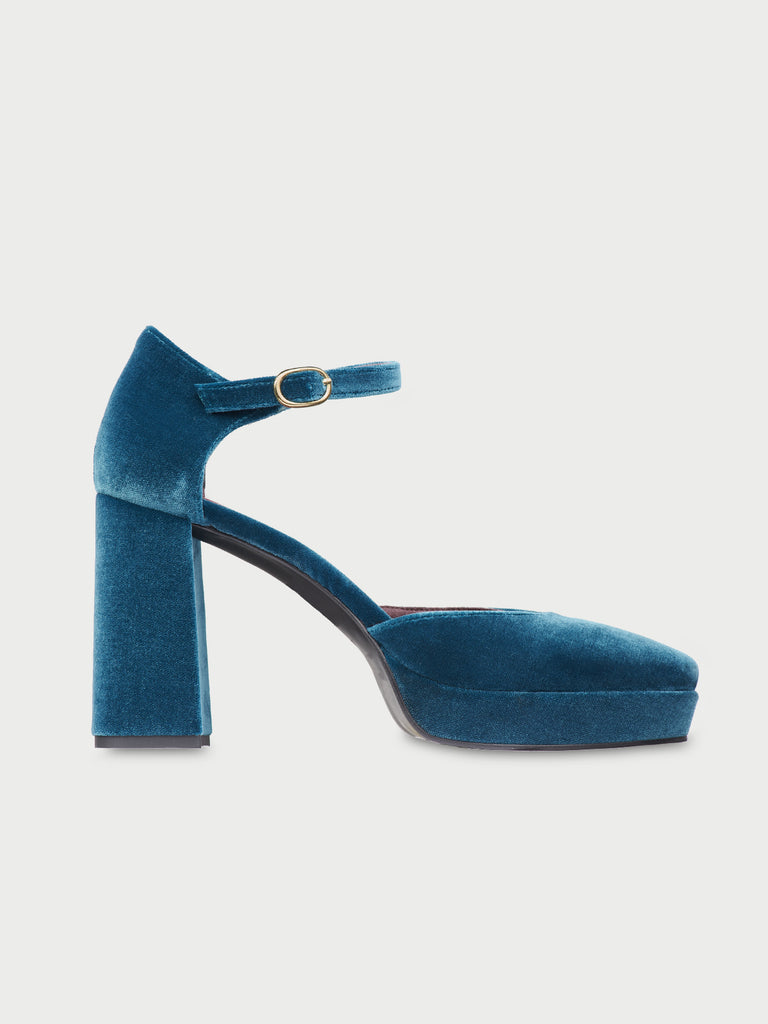 Flamenco Heels Petrol