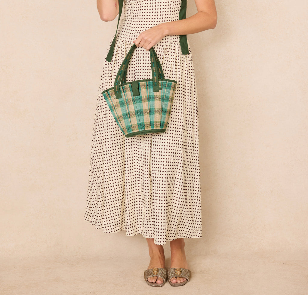 Emerald Coastline- Mini Tropez Tote