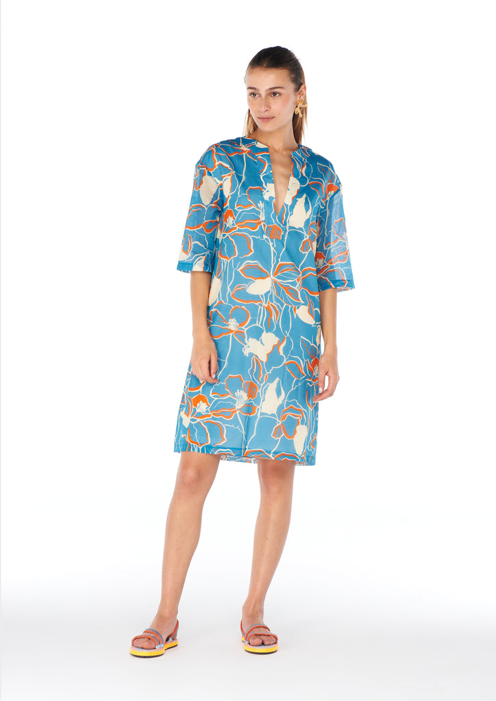 Shan Yu Blue Kaftan