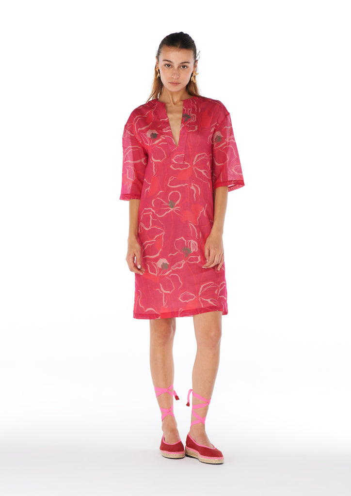 Shan Yu Pink Kaftan