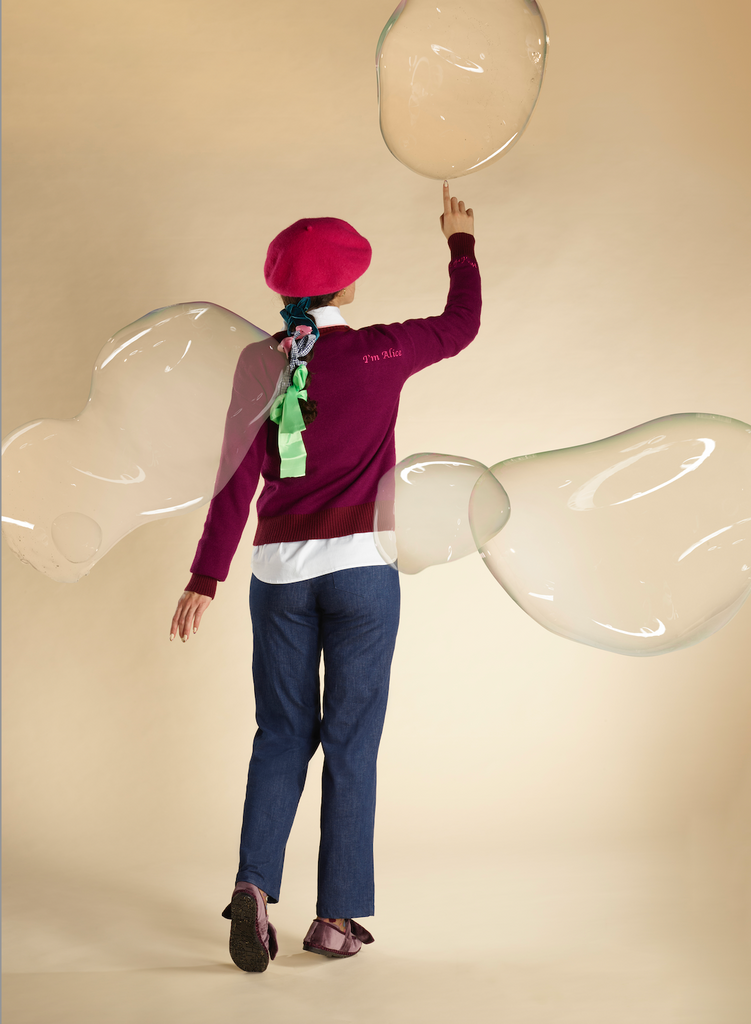 DORMOUSE JUMPER BURGUNDY