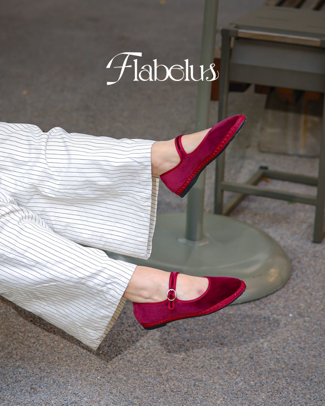 フラべラス　フラットシューズ Summer Swing Pink – Flabelus