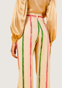 Coco Baseball Striped Pants