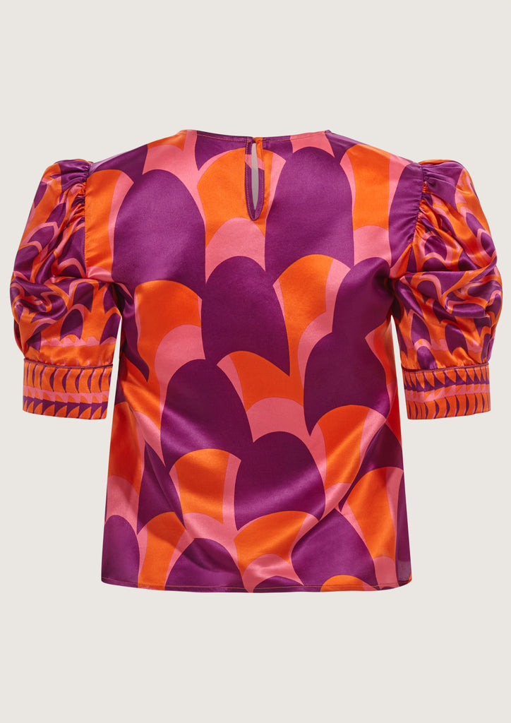 Jean Golf Orange Blouse