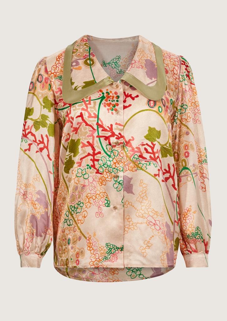 Jeanne Baseball Blouse