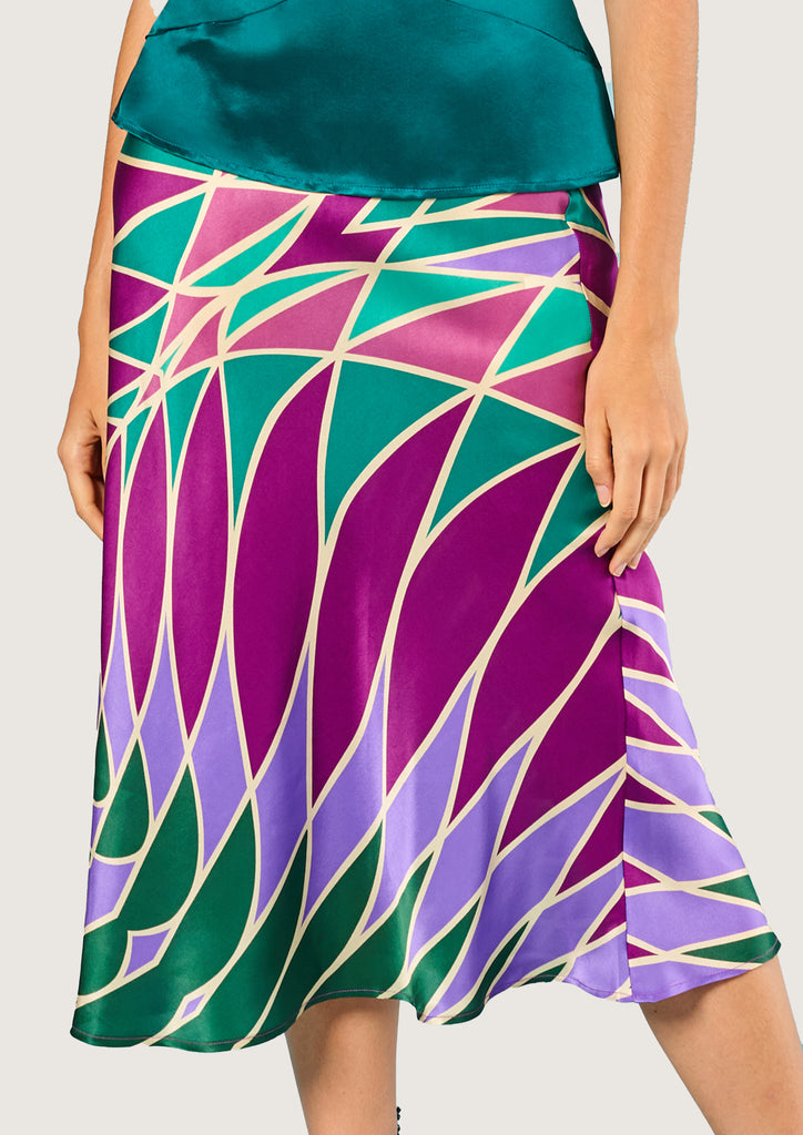 Jean Roller Purple Skirt