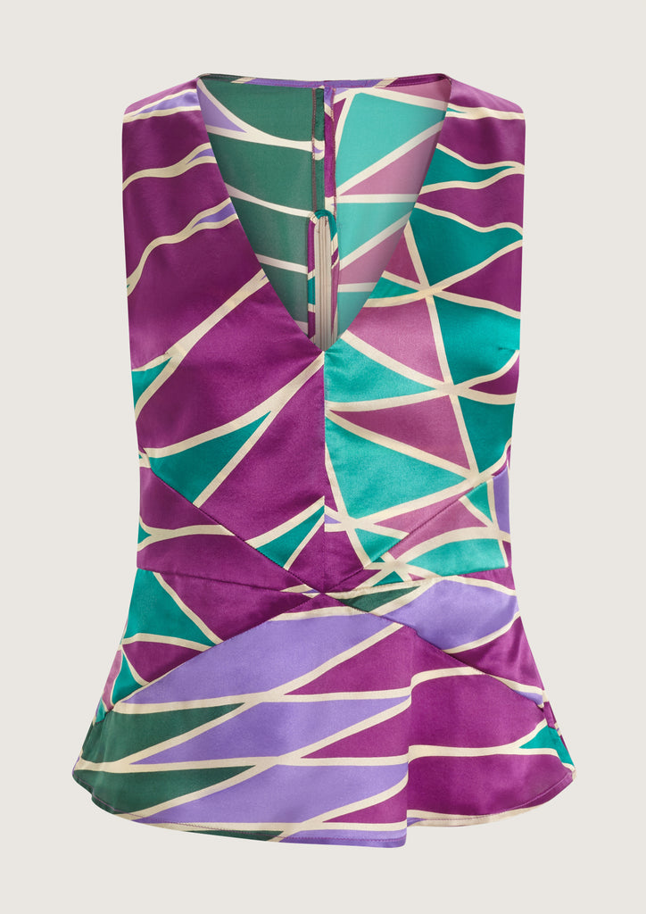 Jean Roller Purple Top